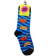 Women Boy Sock OOOH YEAH! Ramen Noodle Bowl Chop Stick Asian Food Cotton NWT NEW