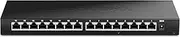 TRENDnet 16-Port Unmanaged 2.5G Desktop Network Ethernet Switch, TEG-S3160, 16 x 2.5Gb RJ-45 Ports, 80Gbps Switching Capacity, NDAA TAA Compliant, Lifetime Protection, Black
