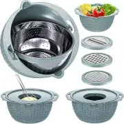 4-1 Colander with Bowl Set - Pasta Strainer - for Kitchen - Strainers Colanders
