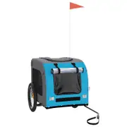 Andala Pets Pet Bike Trailer Blue and Grey
