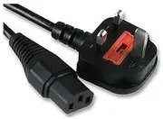 Guilty Gadgets - 5m IEC C13 Mains Power Cable UK Plug Lead Cord For Kettle Pc Monitor and Printer and More Devices