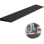 Secure 1-Inch Rise Threshold Ramp for Wheelchairs | 2000 Lbs Load Cap.