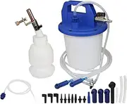 Mqetly Vacuum Brake Bleeder Kit, Clutch Bleeding Extractor Tool, 3L Brake Fluid Extractor, Blue