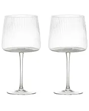 Anton Studio Designs Set of 2 Empire Clear Gin Glasses
