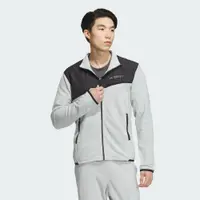 在飛比找PChome24h購物優惠-【ADIDAS】FLEECE JACKET 休閒外套 男 灰