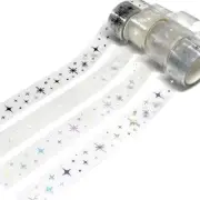 Washis Tape Star Pattern PET Tape Decorative Tape Scrapbook Stickers Tape