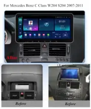 10.33'' 2+32GB Car Stereo Radio Navi For Mercedes Benz C Class W204 S204 2007-11