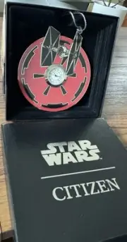Citizen Star Wars Disney limited edition tie fighter clock made in Japan