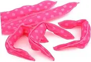 FOMIYES 30pcs Hair Curler Rollers Soft Flexible Sponge Rollers for Overnight Styling No Heat Hair Curling Rosy Green for