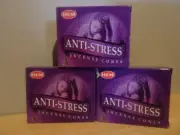 Anti-Stress Incense Cones 3 Boxes x 10 Total 30 Cones HEM Free Post AU