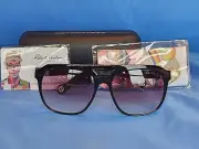 New Men's Robert Graham Sunglasses Zeus Black Plastic 60-17-150