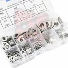 360Pcs 8 Sizes Stainless steel Flat Washer Sealing Ring Washers Assortment NEW