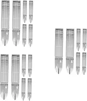 BESPORTBLE 3sets Garden Water Gauge Plastic Rain Measure Easy Readings for Outdoor Use 6pcs*3