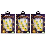 3PK Art + Tech LED String Light Pineapple Tropical Party Decor Display 23.8cm