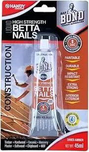 Handy Hardware Betta High Strength Nail Glue 45 ml, Amber