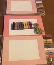 Hanging Paper Frames, Mini Paper Clips