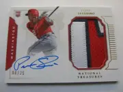 2016 NATIONAL TREASURES PEDRO SEVERINO AUTO PATCH ROOKIE #d/25 ORIOLES