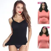 Women Tummy Control Body Shaper Tank Top Compression Vest Underwear Camisole
