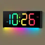Digital Wall Clock Large Display, 13" Alarm Clock with 12 RGB Colors Changing...