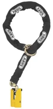 Abus Granit Detecto Alarm Disc Lock 12 MM loop x 120 CM L Chain Yellow - 19005