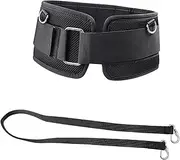 STARTIST Weighted Belt with Buckle Strength Training Versatile Weightlifting Back Support Strap Chin up Belt for Gym Bodybuilding