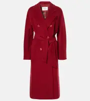 [Max Mara] Max Mara Ticino wool and cashmere coat UK 14 red