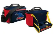 Adelaide Crows Official AFL Insulated Cooler Bag Tray Work Picnic Tradesmen