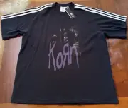 Korn x Adidas T Shirt Life Is Peachy Size Large L New With Tags