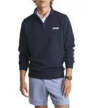 Vineyard Vines Men’s Navy Blue Collegiate Quarter Zip The Shep Shirt Size XL