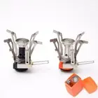 Foldable Outdoor Picnic Camping Hiking Gas Stove Cookout Butane Burner Head