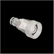 6Pcs 3/4 Inch Threaded Tap Connectors with Filter Home Washing Machine Faucet Garden Lawn Irrigation Quick Connector(White)