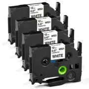 4-Pack Compatible with Brother Label Maker Tape TZe-231 TZ-231 P Touch Label ...