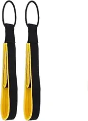 Fitness Board Pilates Double Loop Straps for Pilates Fitness Equipment Straps for Home Gym Workout Gym Accessories Pilates(Yellow)