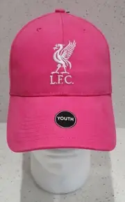 Liverpool Official Baseball Cap - Pink with White Liverbird LFC - Youth