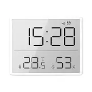 Digital Hygrometer with Clock Humidity Monitor Timer Alarm for Home Office4431