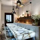 24"x18" Bar Counter Top Table, Agate Stone Console Table Top, Home Furniture Dec