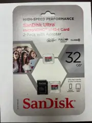 SanDisk - Ultra 32GB microSDHC Class 10 Memory Card 2 pack with adapter