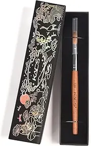 KADS Kolinsky Sable Acrylic Nail Art Brush with Gift Box Red Wood Pen Nail Brush for Nail Art Manicure Tool Gifts Prepared for Friends (12#)