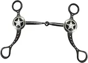 Abbraccia Horse Bit,Horse Chewing Training Bit,Equestrian,Outdoor Horse Accessories,Sturdy,Professional Retro Western Horse Snaffle