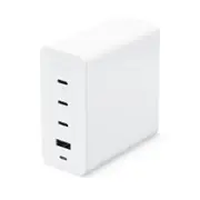 Mophie 120W USB-C PD GaN Wall Charger - White, Compact Size, Up to 120W Fast Charging Apple iPhones, Samsung Smart Phones, Macbook, iPad & Windows Laptop, Solid Construction [409909311]