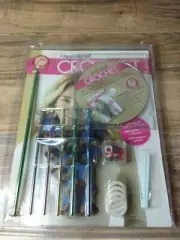 BOYE ‘I taught myself to Crochet’ Hook Set With Book And DVD Open Box Condition.