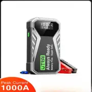 Super Capacitor Car Jump Starter Safe Battery Less Quick Charge 1000A Portable