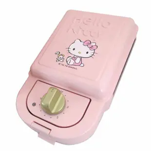 【HELLO KITTY】輕食主張-單片熱壓三明治機OT-530(亦可做鬆餅)