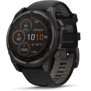 Garmin Fenix 8 Solar Sapphire 47mm Carbon gray DLC titanium black/pebble gray ba