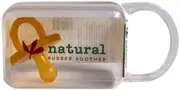 NATURAL RUBBER SOOTHER Round Dummy Small (0-3 Months) Single in Reusable Storer