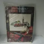 Paragon Needlecraft Fire Engine No.7 Creative Crewel Stitchery Kit, NIP