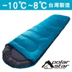 【POLARSTAR 桃源戶外】羊毛睡袋 藍 800G P16732(SGS檢驗 -10-8°C)