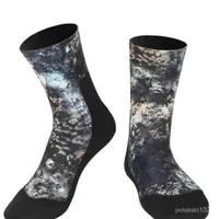 在飛比找蝦皮商城精選優惠-【 趣嗨】🌊潛水襪潛水襪5mm浮潛襪套加厚鼕季保暖防滑珊瑚迷