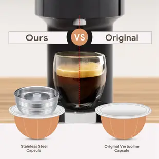 1 套 Nespresso Vertuo Next 可重複使用膠囊 Vertuoline 可再填充咖啡過濾器的替換零件