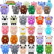 Party Favors for Kids,3D Pop Animals Fidget Toys,Animal Party Favors Suction Toys,Goodie Bag Stuffers,Pinata Stuffers,Treasure Chest for Kids Prizes